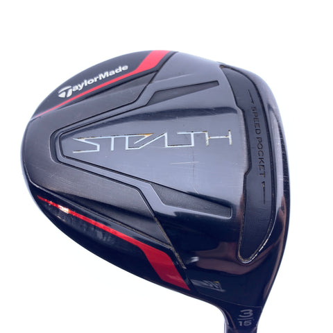 Used TaylorMade Stealth 3 Fairway Wood / 15.0 Degrees / Regular Flex