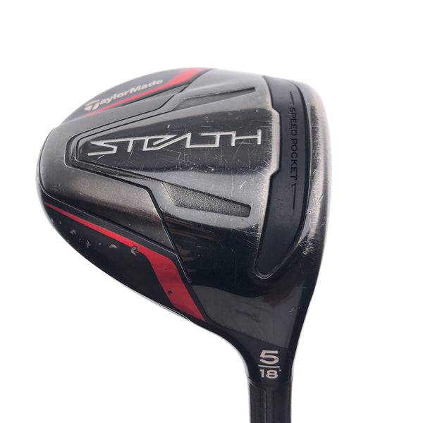 Used TaylorMade Stealth 5 Fairway Wood / 18 Degrees / Regular Flex