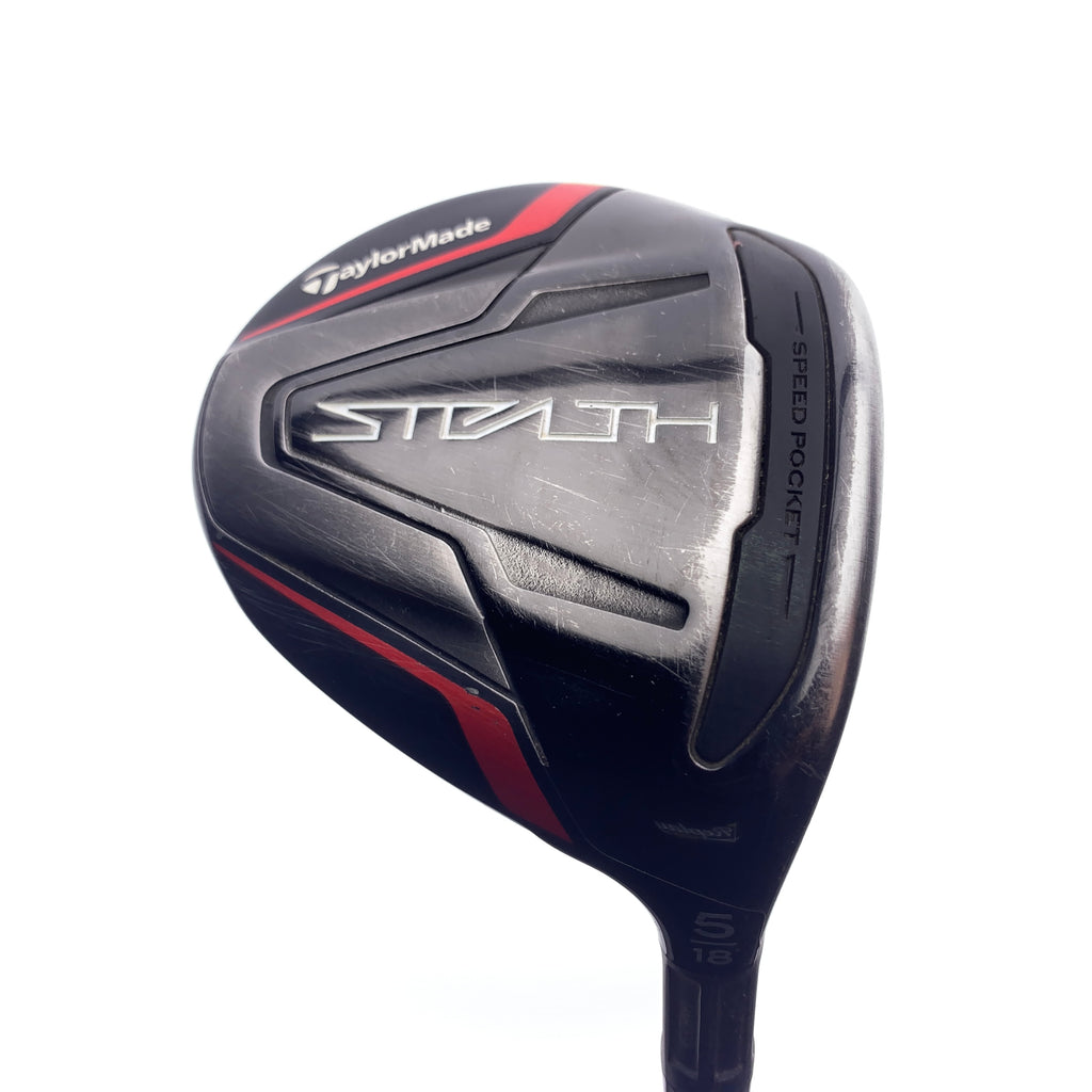 Used TaylorMade Stealth 5 Fairway Wood / 18.0 Degrees / A Flex