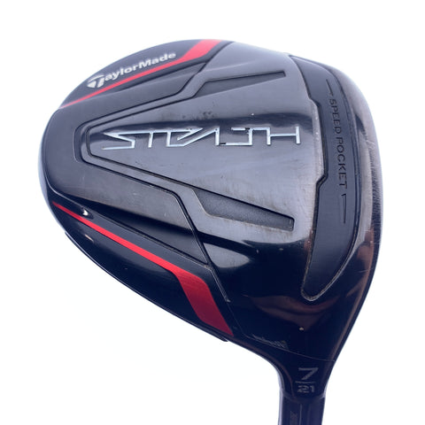 Used TaylorMade Stealth 7 Fairway Wood / 21.0 Degrees / X-Stiff Flex