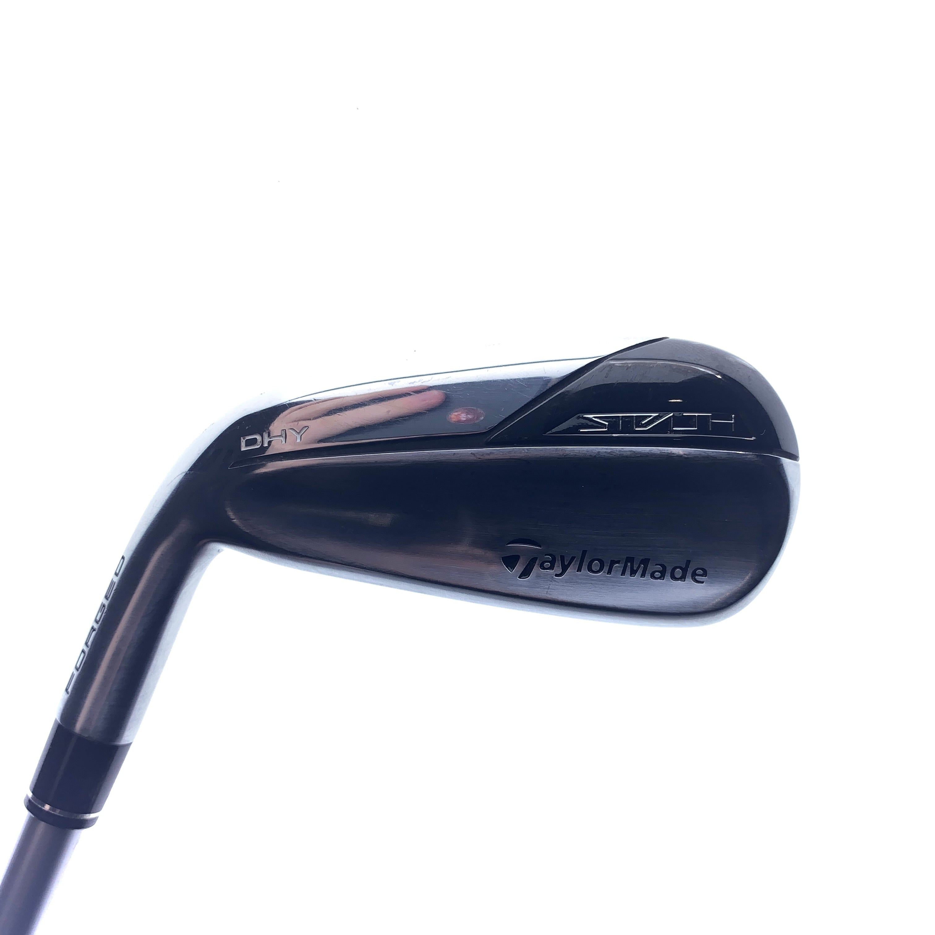 Used TaylorMade Stealth DHY 4 Hybrid / 22.0 Degrees / Stiff Flex / Left-Handed