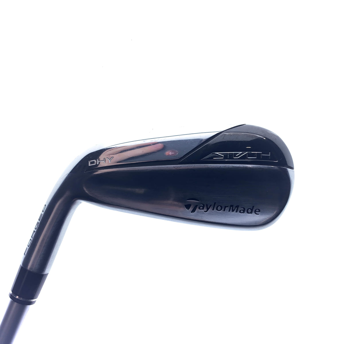 Used TaylorMade Stealth DHY 4 Hybrid / 22.0 Degrees / Stiff Flex / Left-Handed
