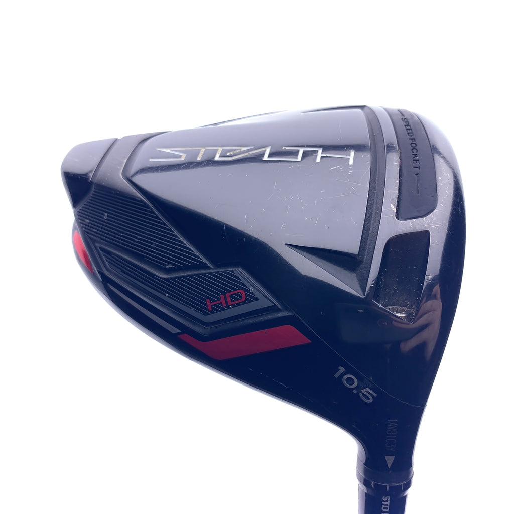 Used TaylorMade Stealth HD Driver / 10.5 Degrees / Stiff Flex