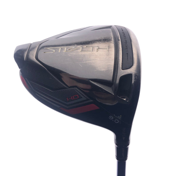 Used TaylorMade Stealth HD Driver / 9.0 Degrees / Stiff Flex