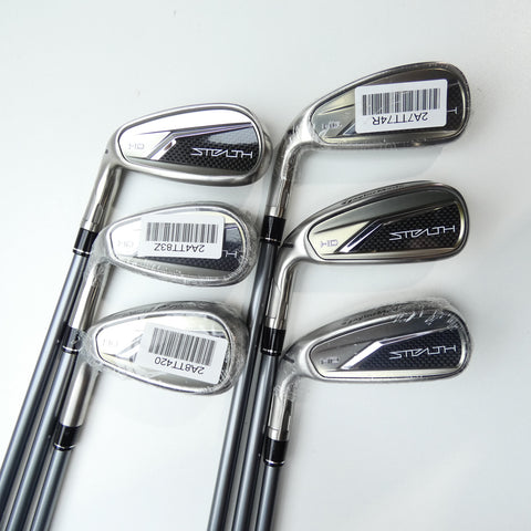 Used TaylorMade Stealth HD Iron Set / 5 - PW / Regular Flex / Left-Handed