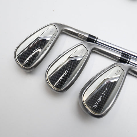 Used TaylorMade Stealth HD Iron Set / 5 - PW / Stiff Flex