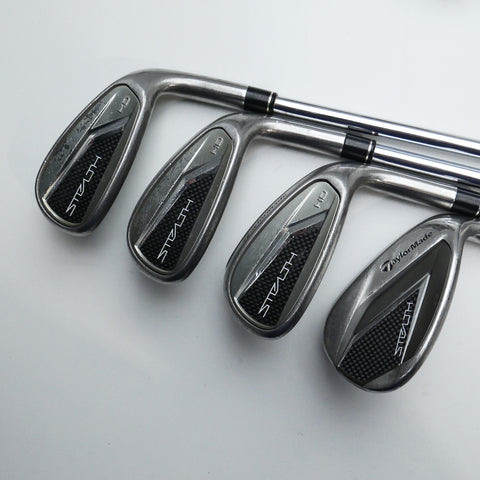 Used TaylorMade Stealth HD Iron Set / 5 - SW + AW / Regular Flex