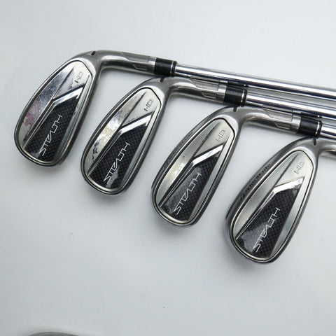 Used TaylorMade Stealth HD Iron Set / 5 - SW + AW / Regular Flex