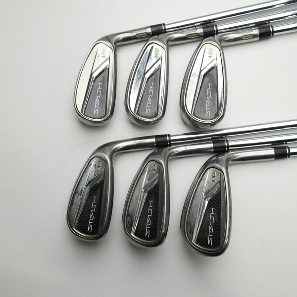 Used TaylorMade Stealth HD Iron Set / 6 - PW + AW / Regular Flex