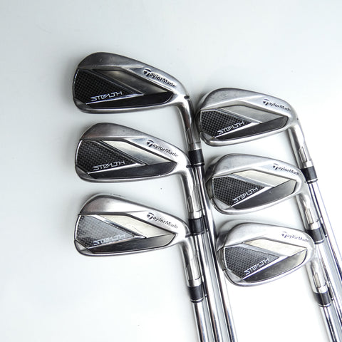 Used TaylorMade Stealth Iron Set / 4 - 9 IRON / Regular Flex