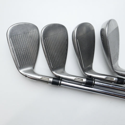 Used TaylorMade Stealth Iron Set / 4 - SW + AW / Stiff Flex
