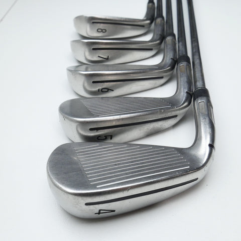 Used TaylorMade Stealth Iron Set / 4 - SW + AW / Stiff Flex