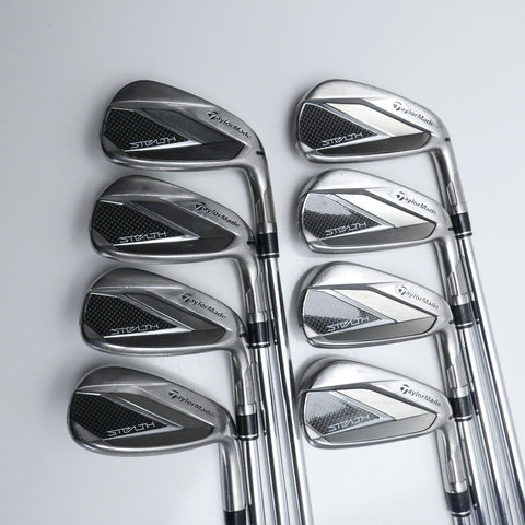 Used TaylorMade Stealth Iron Set / 4 - SW / Stiff Flex