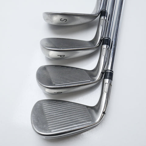 Used TaylorMade Stealth Iron Set / 4 - SW / Stiff Flex