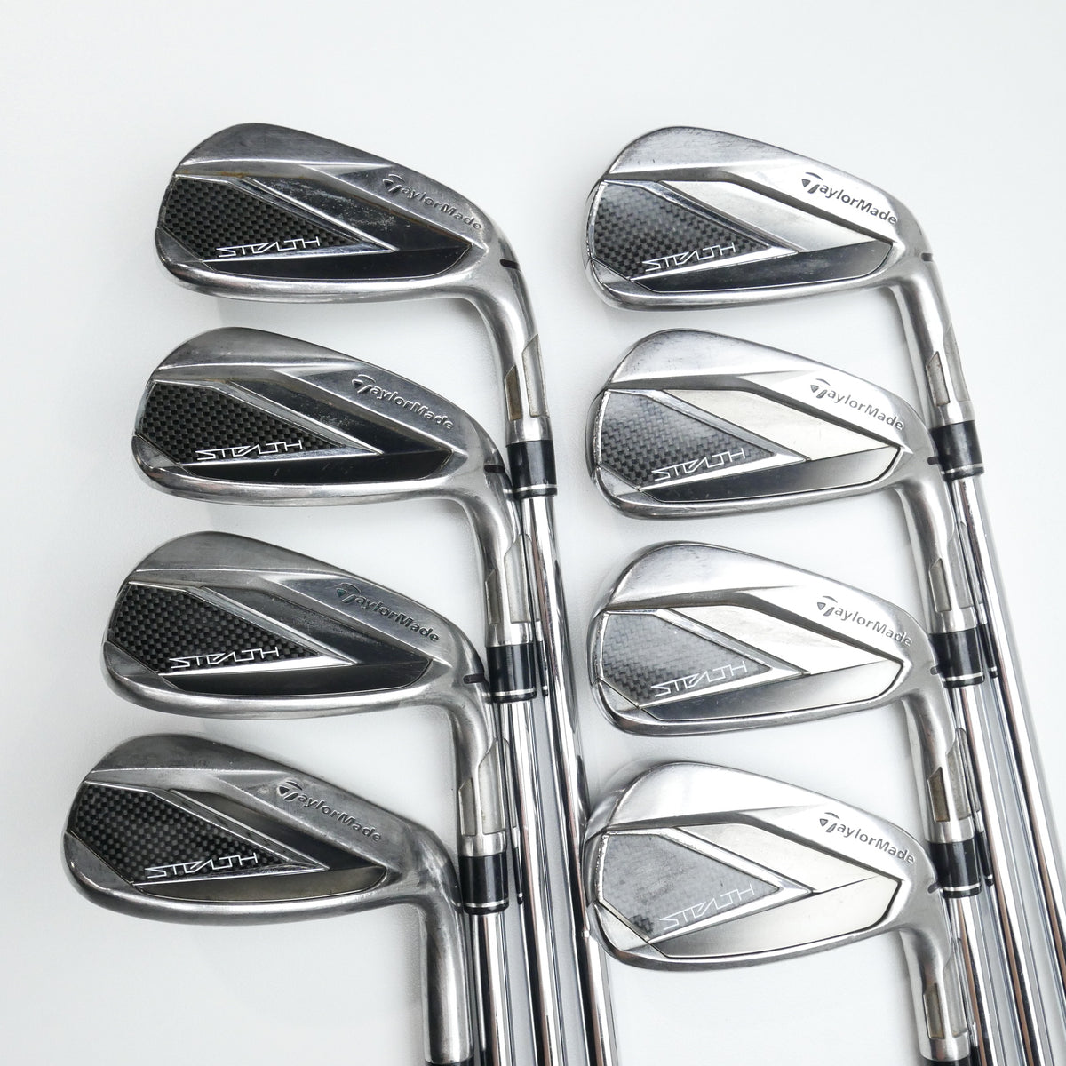Used TaylorMade Stealth Iron Set / 5 - PW + AW + LW / X-Stiff Flex