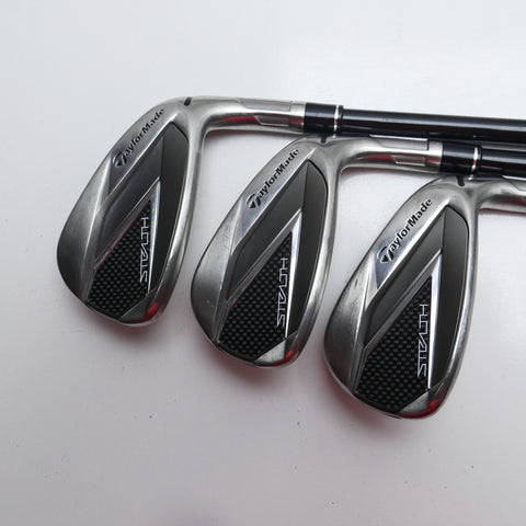 Used TaylorMade Stealth Iron Set / 5 - PW / Regular Flex / -1 Inch Shorter