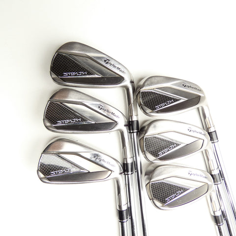 Used TaylorMade Stealth Iron Set / 5 - PW / Stiff Flex