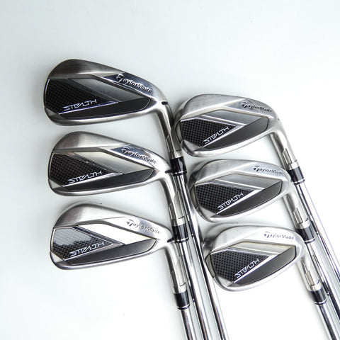 Used TaylorMade Stealth Iron Set / 5 - PW / Stiff Flex