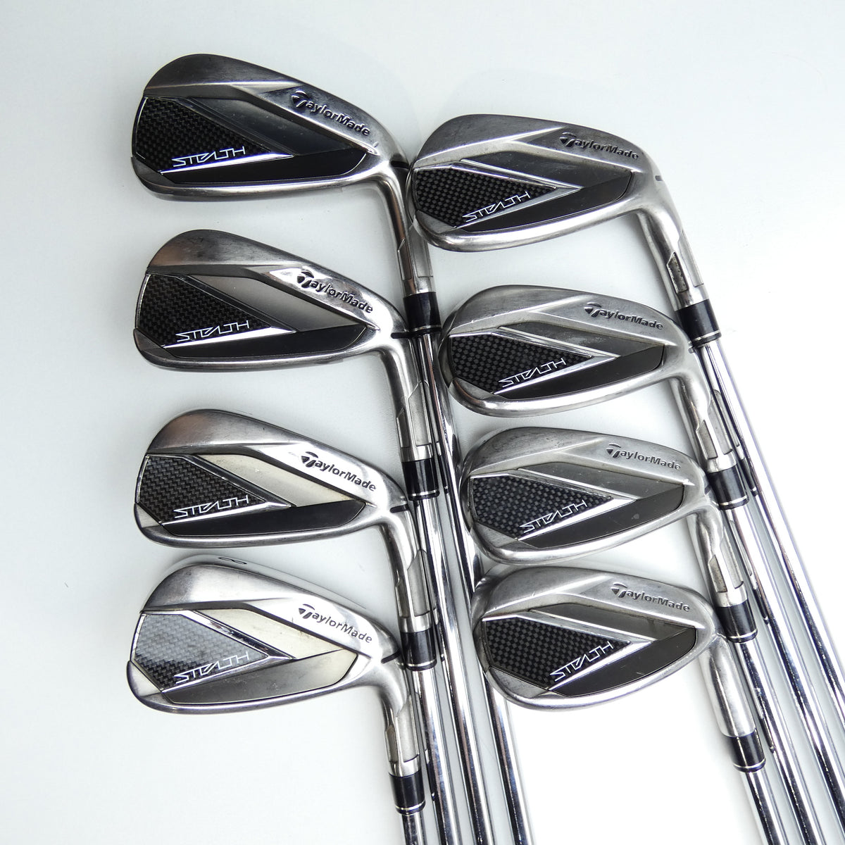 Used TaylorMade Stealth Iron Set / 5 - SW + AW / Regular Flex