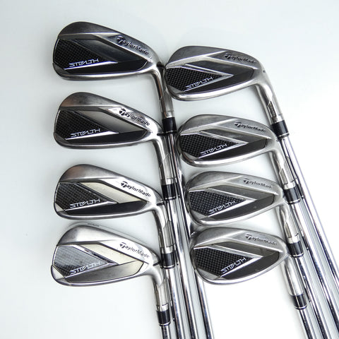 Used TaylorMade Stealth Iron Set / 5 - SW + AW / Regular Flex