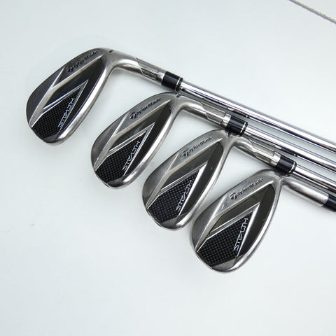 Used TaylorMade Stealth Iron Set / 5 - SW + AW / Regular Flex