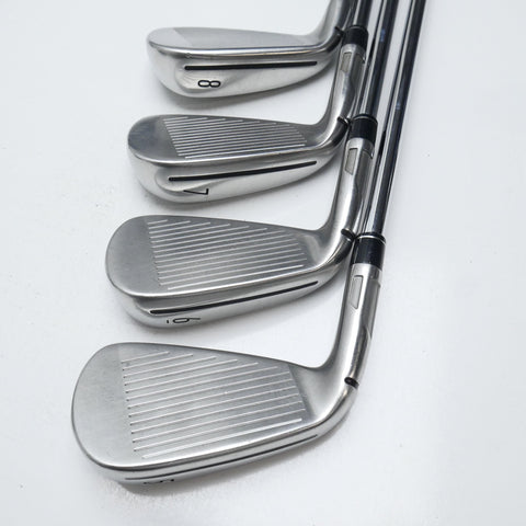 Used TaylorMade Stealth Iron Set / 5 - SW + AW / Regular Flex