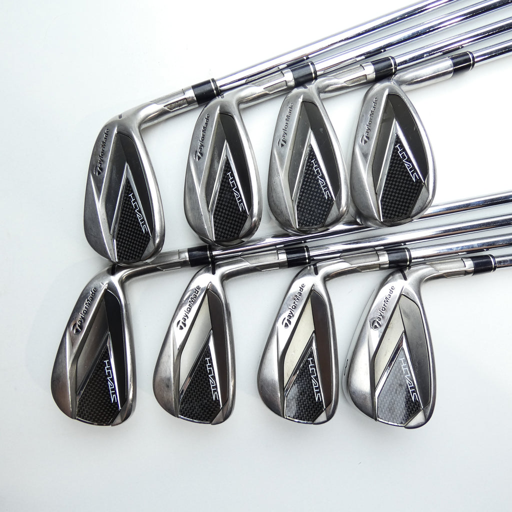Used TaylorMade Stealth Iron Set / 5 - SW + AW / Regular Flex