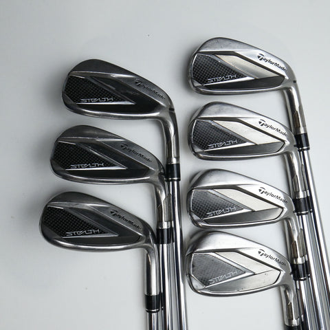 Used TaylorMade Stealth Iron Set / 5 - SW / Regular Flex