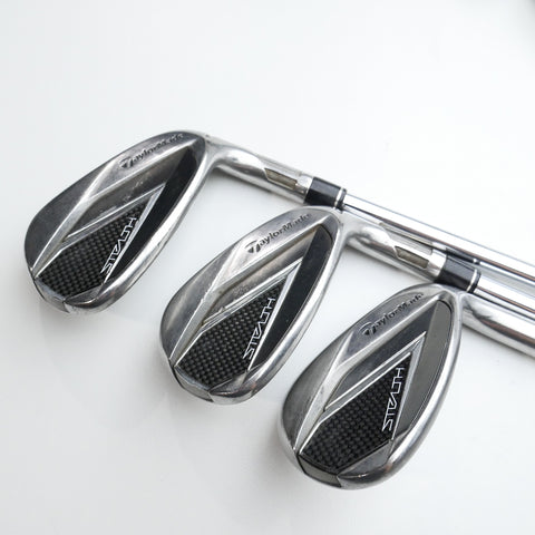 Used TaylorMade Stealth Iron Set / 5 - SW / Regular Flex