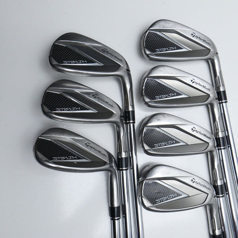 Used TaylorMade Stealth Iron Set / 5 - SW / Stiff Flex