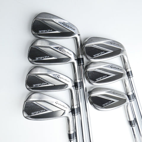 Used TaylorMade Stealth Iron Set / 5 - SW / Stiff Flex