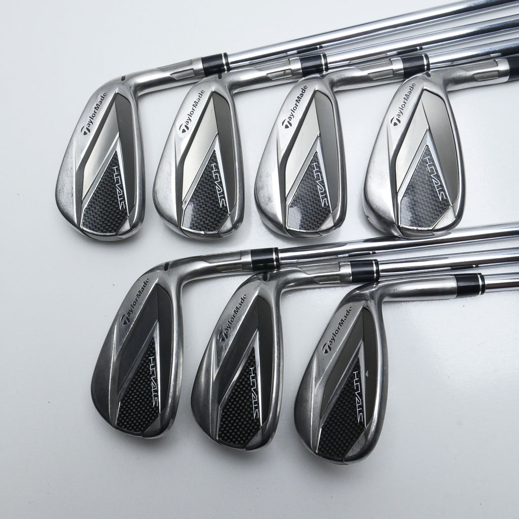 Used TaylorMade Stealth Iron Set / 5 - SW / Stiff Flex