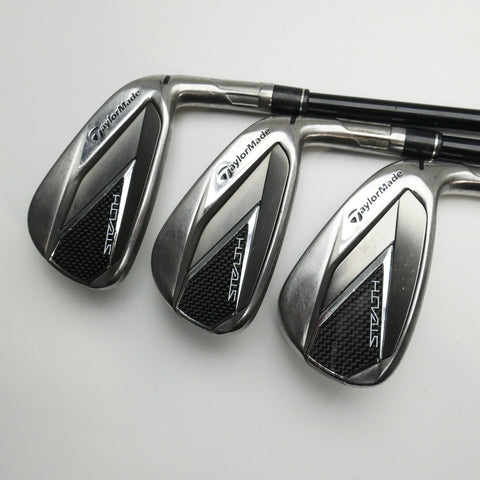 Used TaylorMade Stealth Iron Set / 6 - PW + AW / A Flex