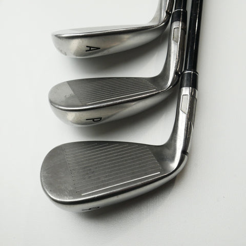 Used TaylorMade Stealth Iron Set / 6 - PW + AW / A Flex