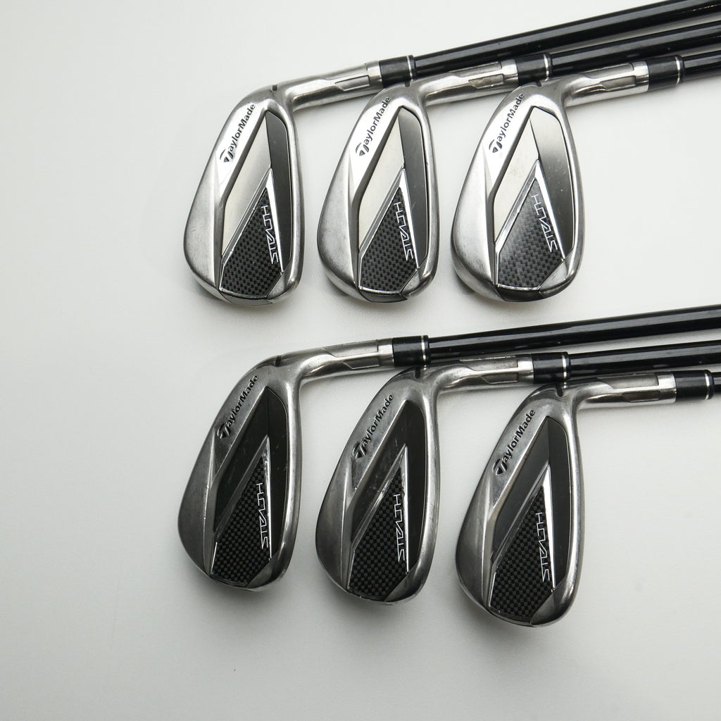 Used TaylorMade Stealth Iron Set / 6 - PW + AW / A Flex