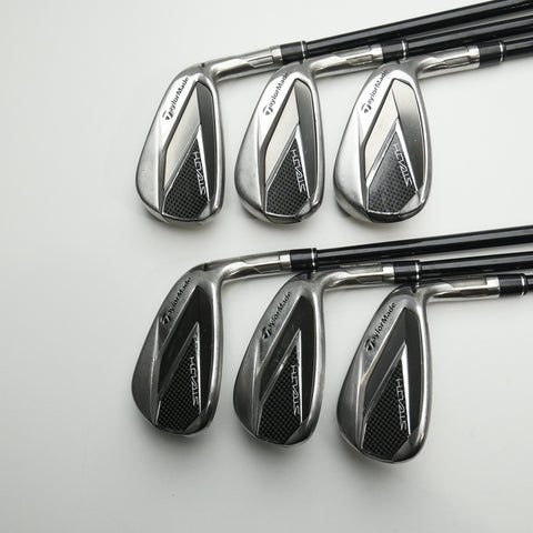 Used TaylorMade Stealth Iron Set / 6 - PW + AW / A Flex
