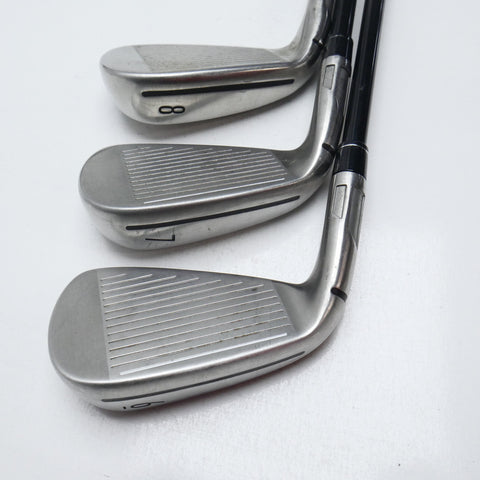 Used TaylorMade Stealth Iron Set / 6 - PW + AW / Regular Flex