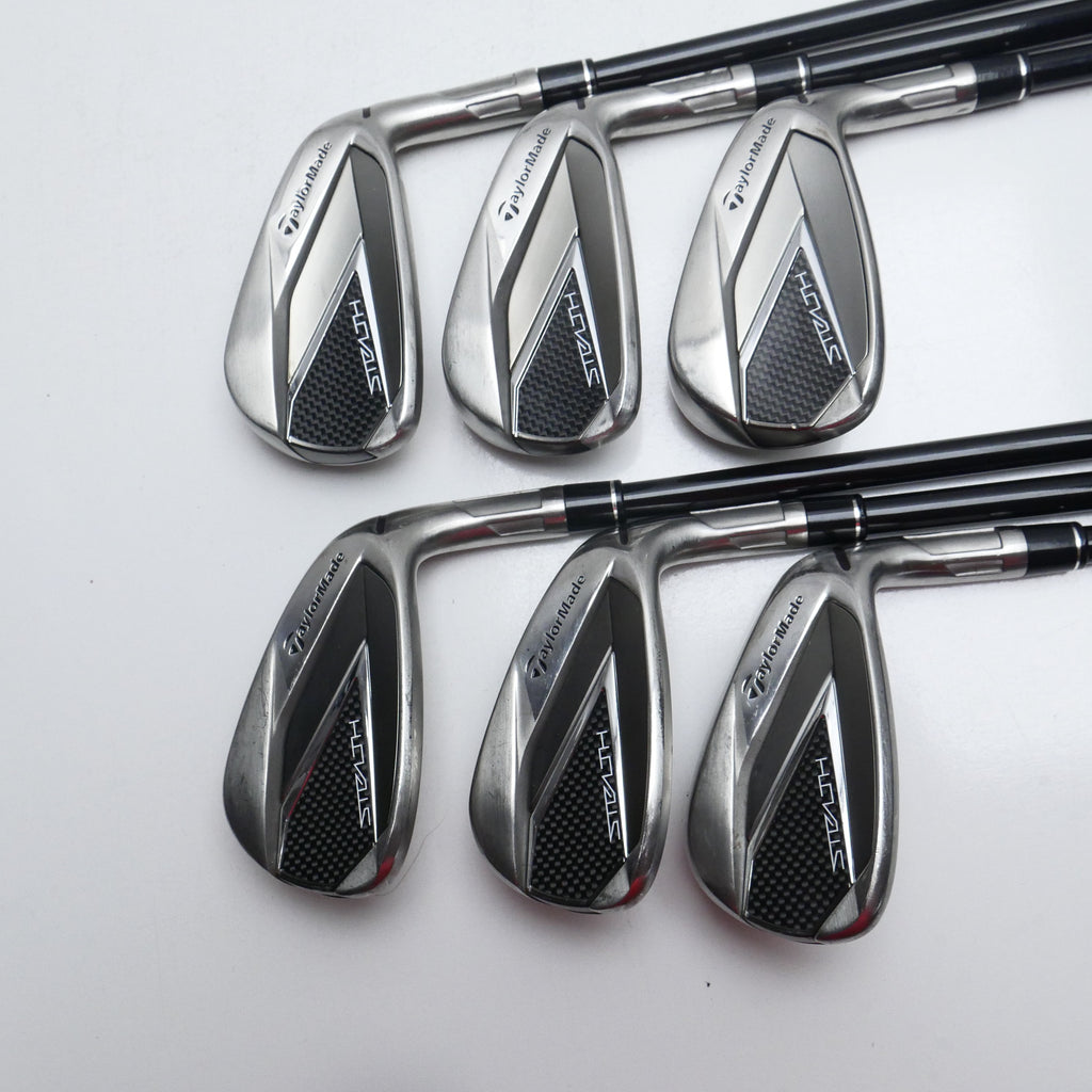 Used TaylorMade Stealth Iron Set / 6 - PW + AW / Regular Flex