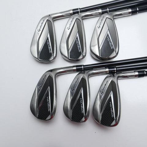 Used TaylorMade Stealth Iron Set / 6 - PW + AW / Regular Flex