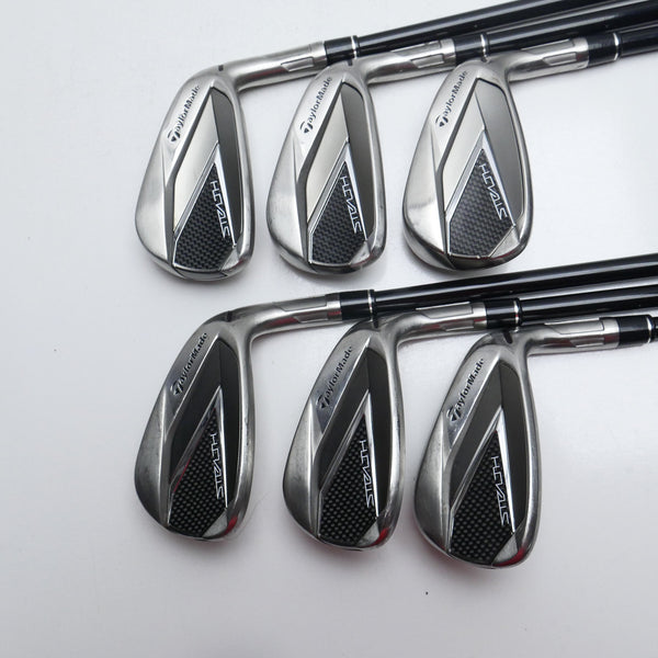 Used TaylorMade Stealth Iron Set / 6 - PW + AW / Regular Flex