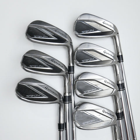 Used TaylorMade Stealth Iron Set / 6 - SW + AW / Regular Flex