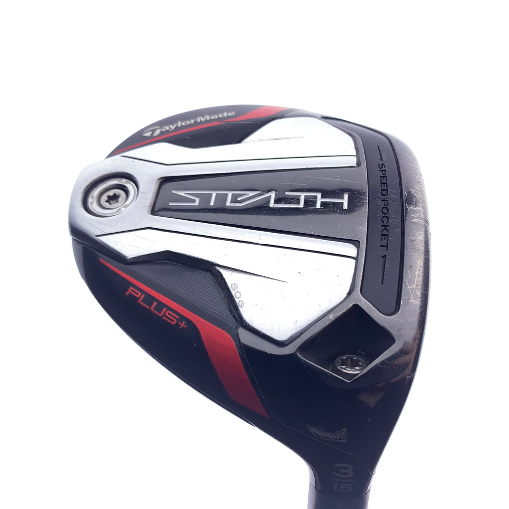 Used TaylorMade Stealth Plus 3 Fairway Wood / 15 Degrees / Regular Flex