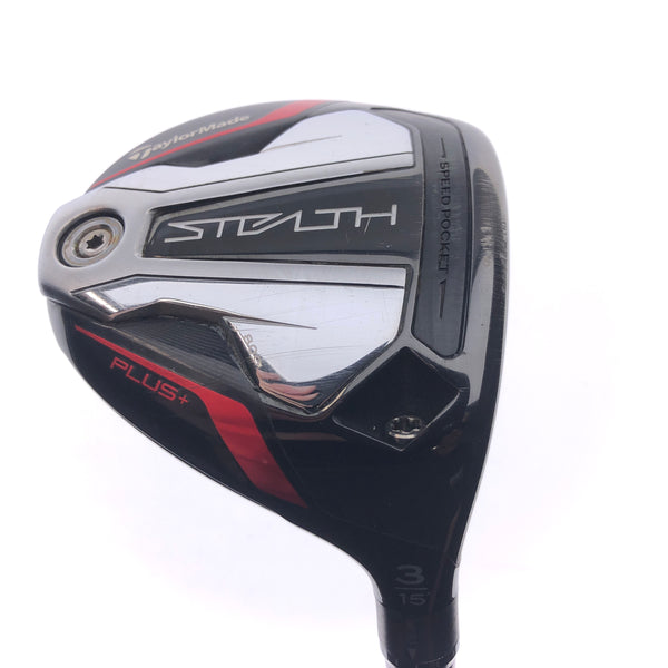 Used TaylorMade Stealth Plus 3 Fairway Wood / 15 Degrees / Stiff Flex