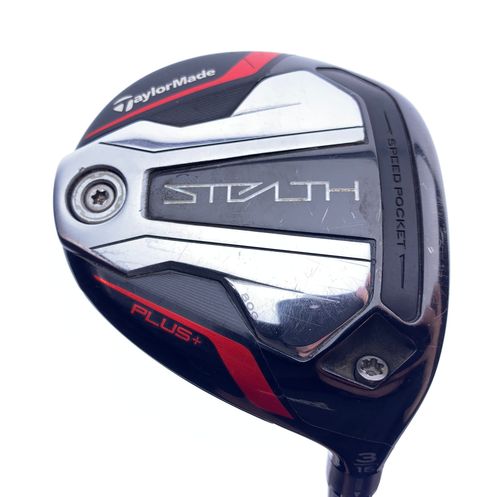 Used TaylorMade Stealth Plus 3 Fairway Wood / 15.0 Degrees / Regular Flex