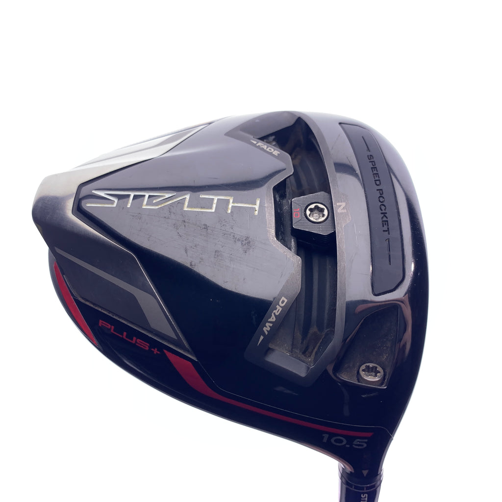 Used TaylorMade Stealth Plus Driver / 10.5 Degrees / Stiff Flex