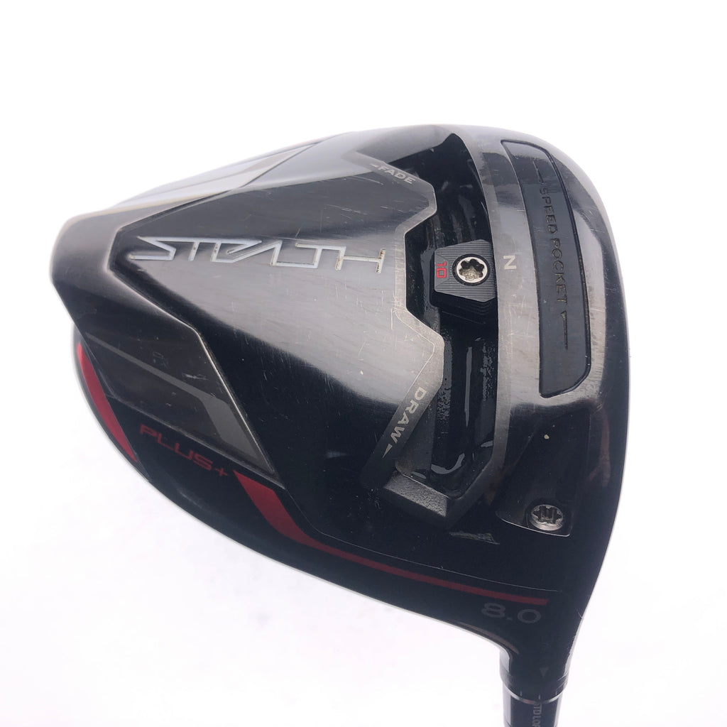 Used TaylorMade Stealth Plus Driver / 8.0 Degrees / Stiff Flex