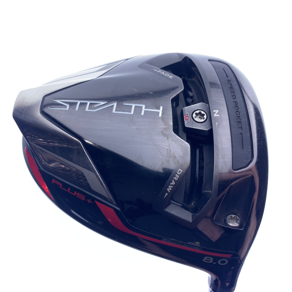 Used TaylorMade Stealth Plus Driver / 8.0 Degrees / Stiff Flex