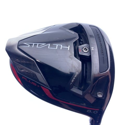 Used TaylorMade Stealth Plus Driver / 8.0 Degrees / Stiff Flex