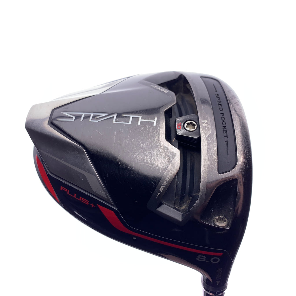 Used TaylorMade Stealth Plus Driver / 8.0 Degrees / Stiff Flex