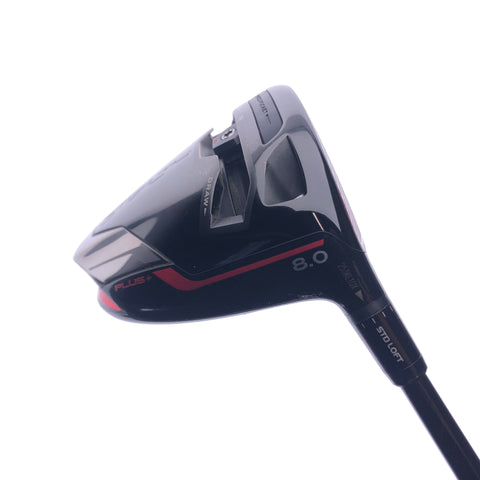 Used TaylorMade Stealth Plus Driver / 8.0 Degrees / TX Flex